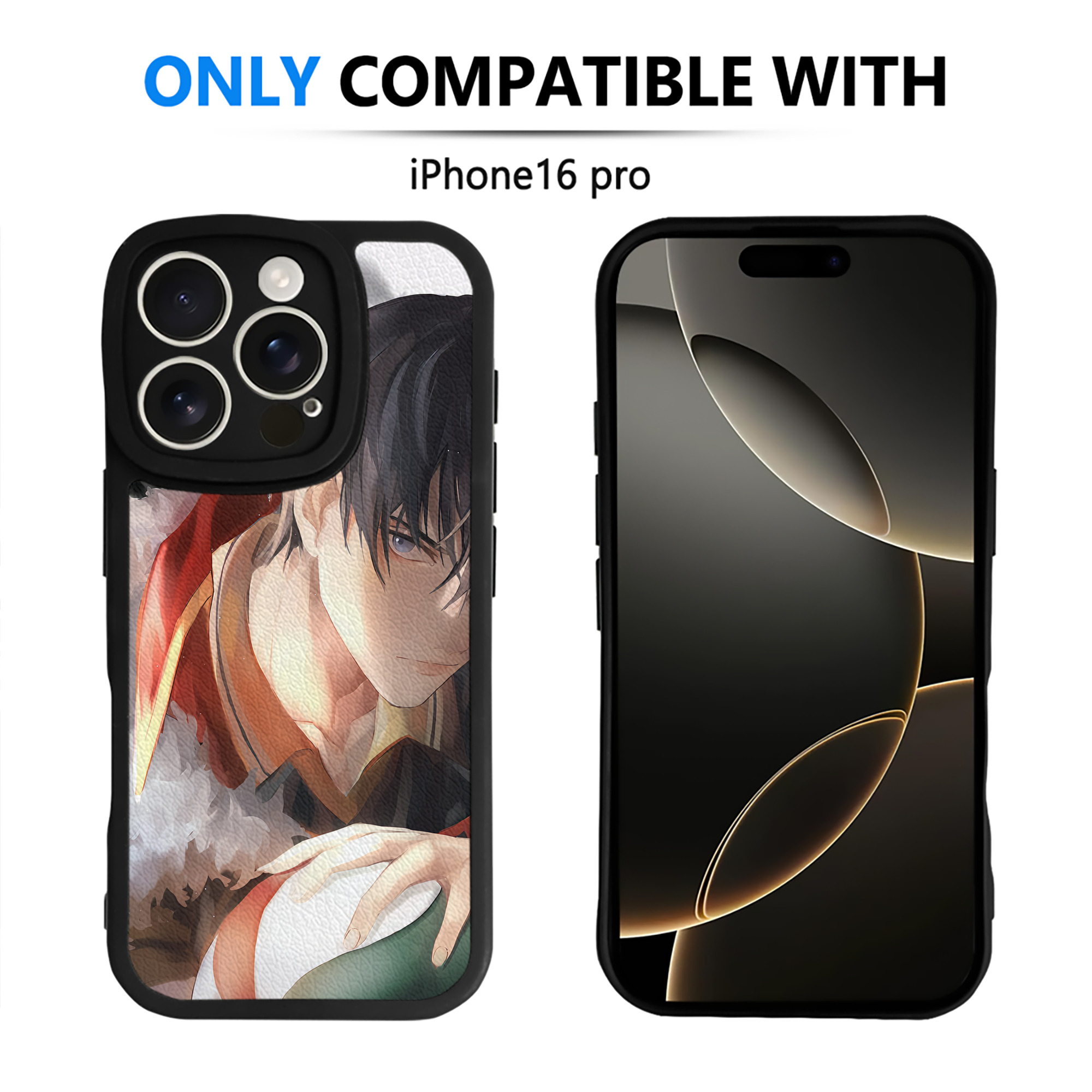 （画像用） ハイキュー!! Haikyu!! 【iPhone 16シリーズ対応】シリコンスマホケース（レザー調） 材質：シリコン